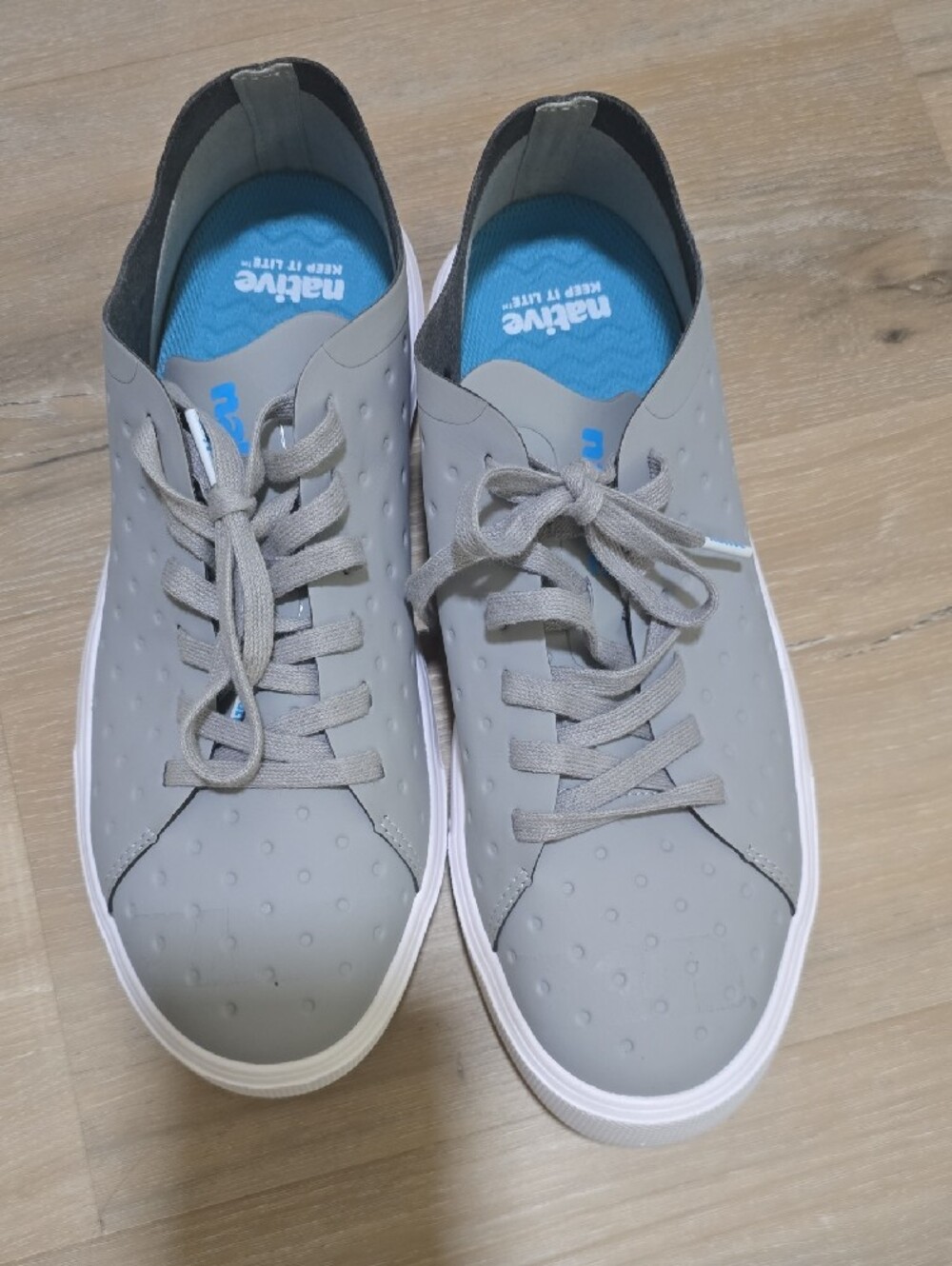 Native Monaco Grey Unisex Sneakers - Picture 2 of 6